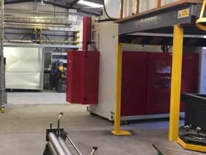 Alpha Sheetmetal, new machine arrives